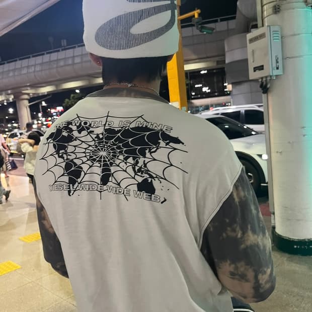 diesel t-wesher tie die t shirt