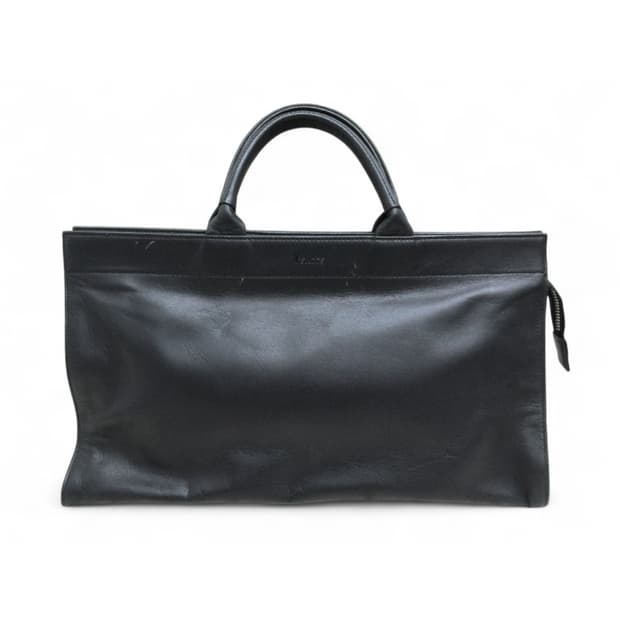 요지 야마모토 Y'SACCS 소가죽 스퀘어 토트백