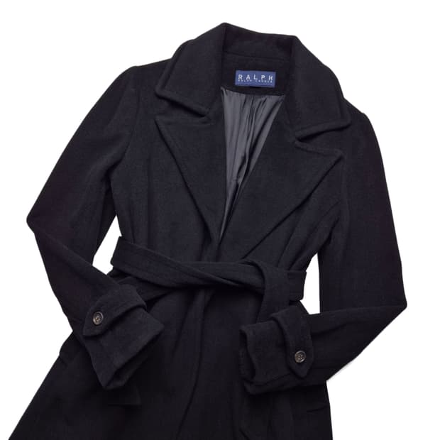 [M] 폴로 랄프로렌 울 벨티드 랩코트