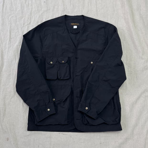 유니폼브릿지 나일론 블랙 밀리터리 자켓 XL