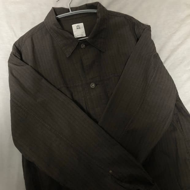 3) 폴리테루 라이트 크러커 스트라이프 차콜