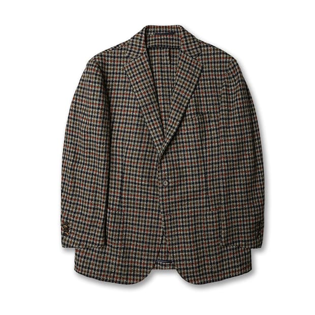 체사레 아톨리니 [Cesare Attolini] 멀티 체크 캐시미어 자켓