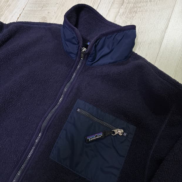 [12]파타고니아 신칠라 플리스 자켓 네이비 made in usa