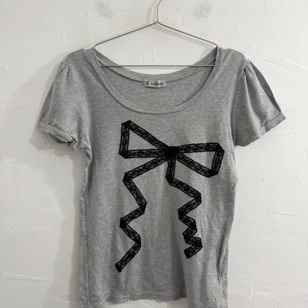 sorridere lace ribbon top