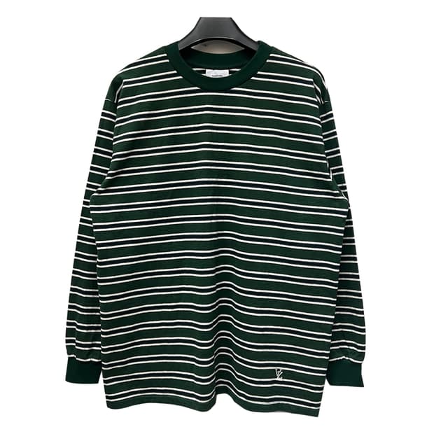 VARZAR 바잘 오버핏 보더 스트라이프 긴팔 롱슬리브 M