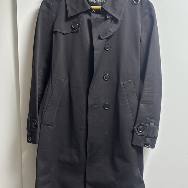 발망 11ss 데카르넹 시즌 트랜치코트 36사이즈
