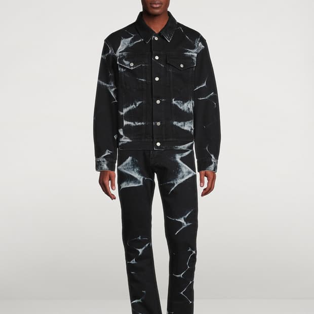 드리스 반 노튼 블리치 데님 진