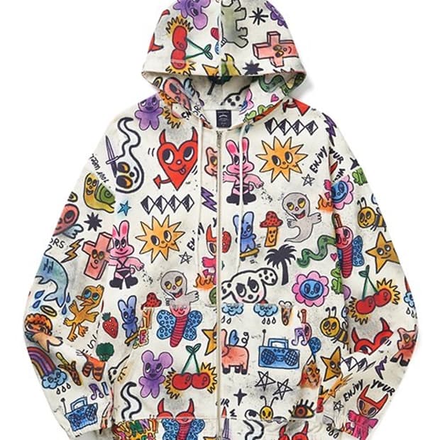 위캔더스 투웨이 후드집업 M