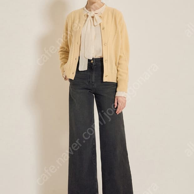 한섬 sjsj 2023 워시드 와이드 팬츠 61-90사이즈