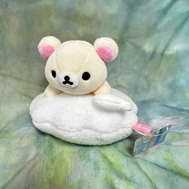 산엑스 레어 리락쿠마 스토어 한정 희귀 코리락쿠마 구름 인형