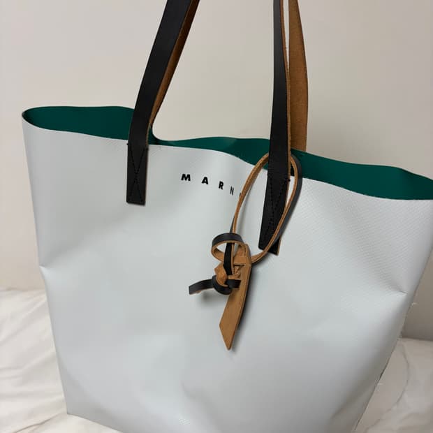 MARNI 투톤 토트백