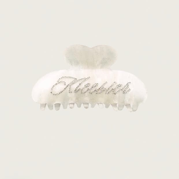 클리시어 헤어클로 Sugar glass logo hair claw