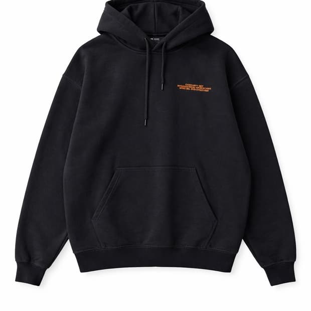 칼하트 WIP 프린팅 후드티 블랙 XL