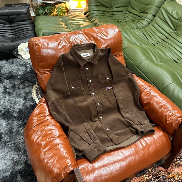 팔라스 드롭숄더 코듀로이 셔츠 