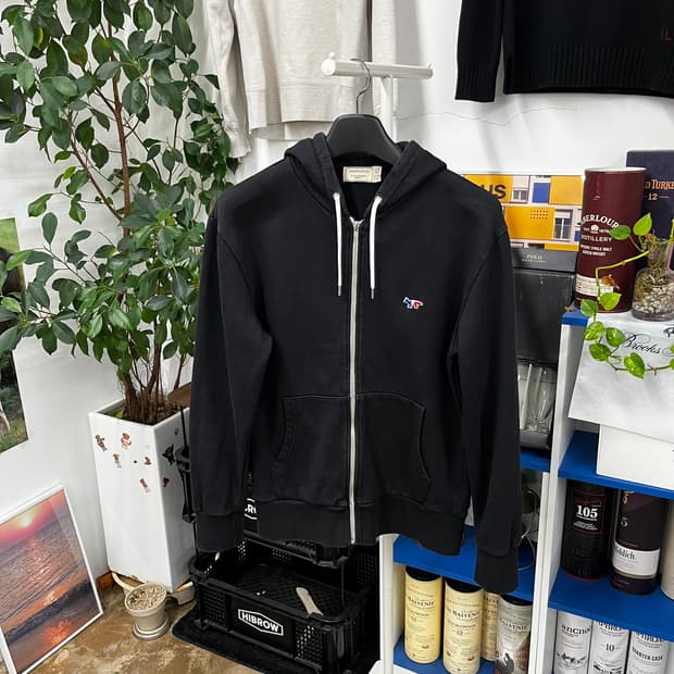 메종키츠네 트리플폭스 후드집업 M