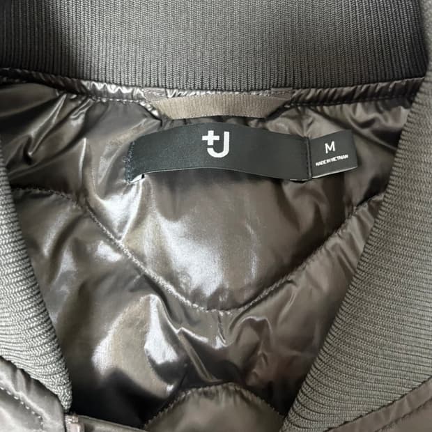 유니클로 질샌더 MA-1 자켓(그레이)