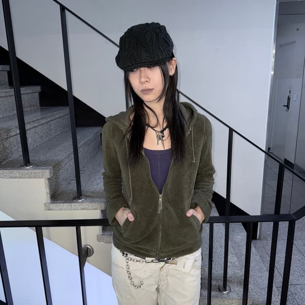 fleece zip up hoodie