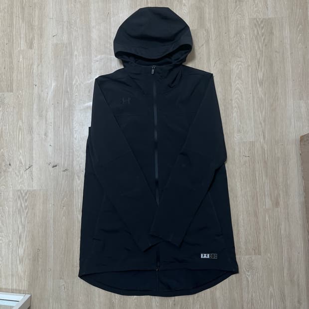 언더아머 여성 로고 후드 바람막이 자켓 L(100)