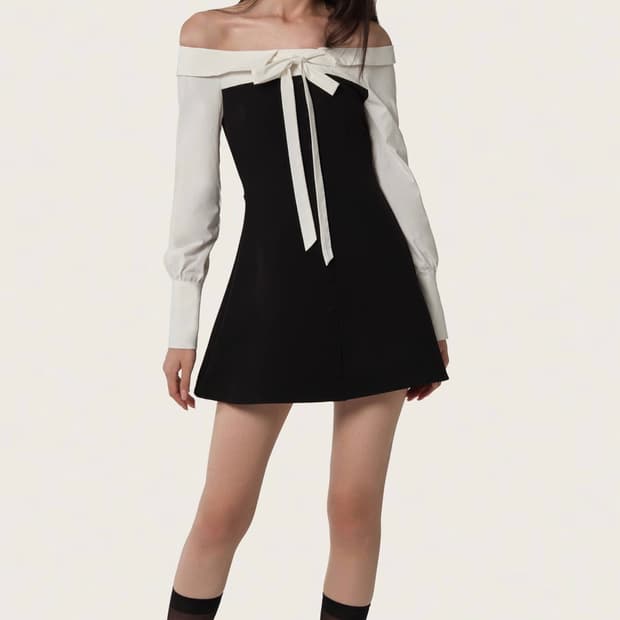 클리시어 미드나잇아워드레스 블랙M