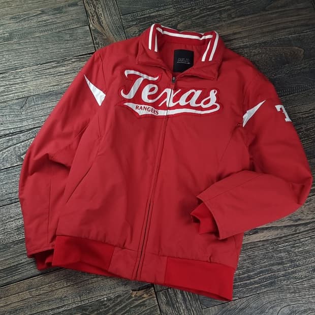 [MLB] 텍사스 레인저스 바람막이 자켓 레드 M18342