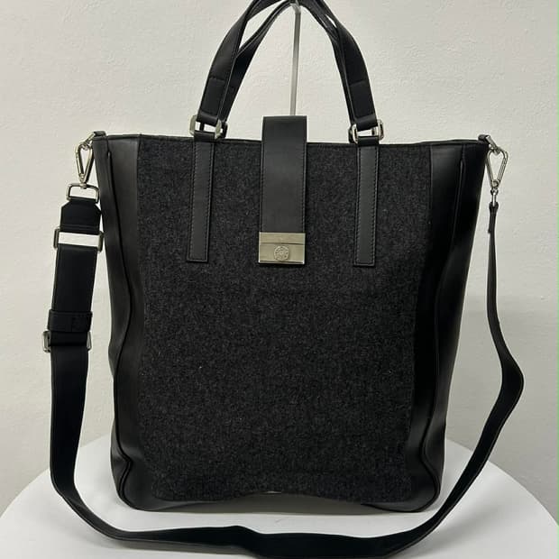 티파니앤코 가죽 울 투웨이 빅 토트백 크로스 겸 숄더백