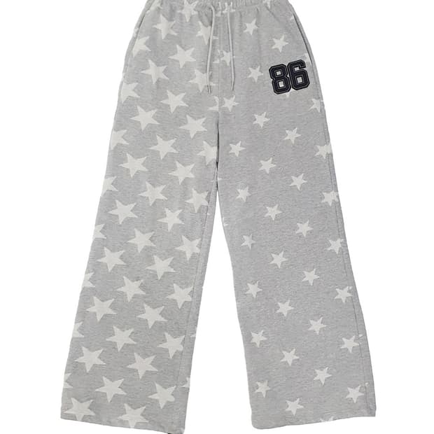 익스파이어드걸 STARS BIG SWEATPANTS