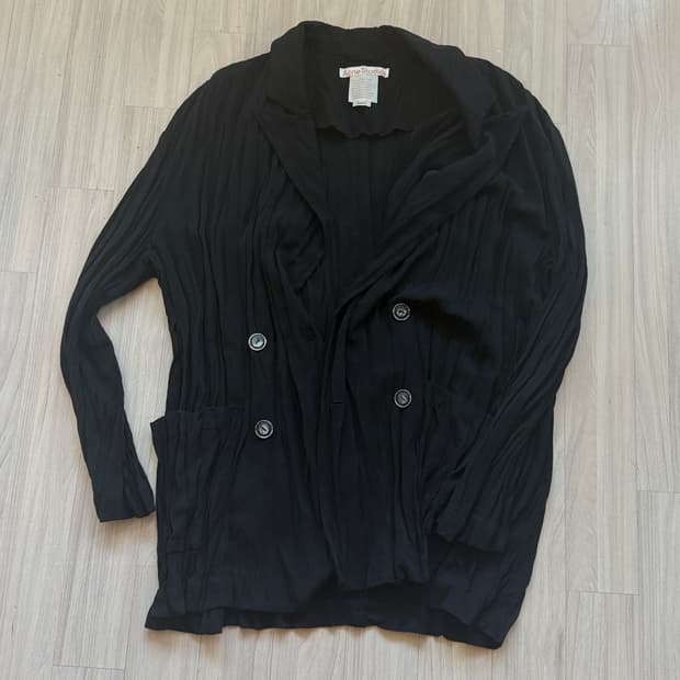 아크네 스튜디오 더블 플리츠 블레이저 자켓