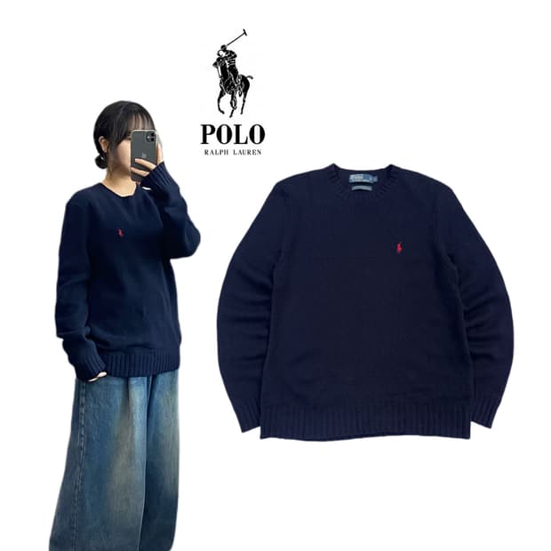 폴로 포니 니트