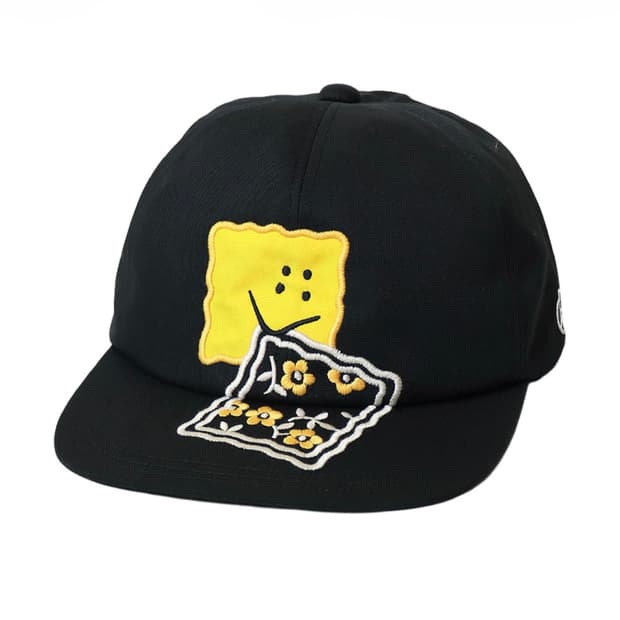 캐피탈 치노 레인보우 자수 블랙