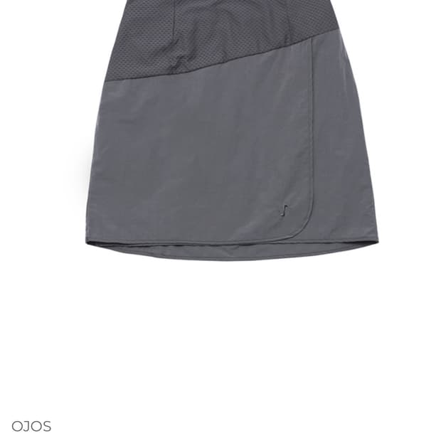 오호스 OJOS Airy Unbalanced Wrap Skirt