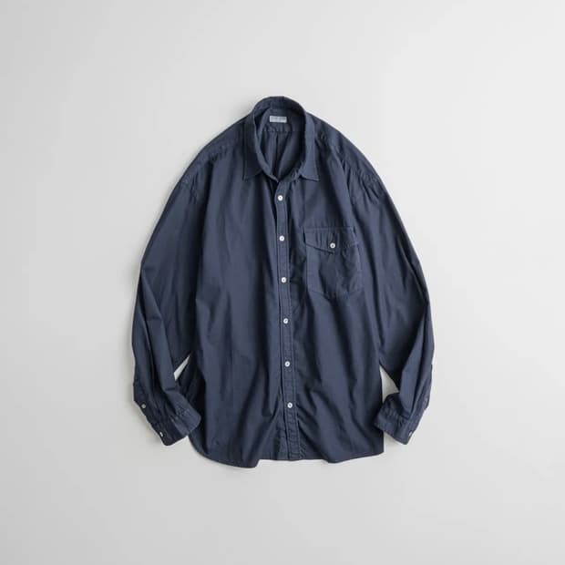 비헤비어 셔츠 DYED POPLIN CLASSIC SHIRTS 2사이즈