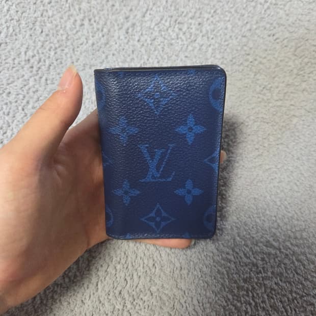 [정품] 루이비통 포켓 오거나이저 코발트블루 