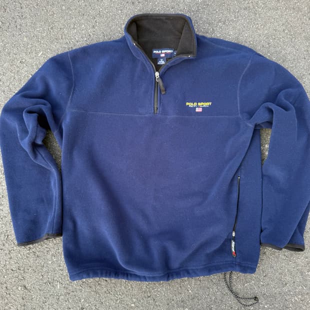 Polo sports polartec 폴로 스포츠 폴라텍 플리스 반집업