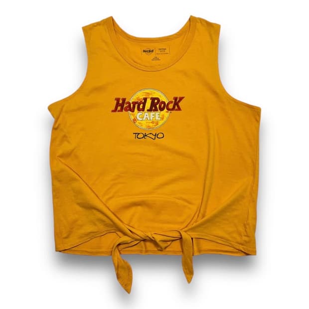 하드 록 카페 도쿄 빈티지 오렌지 슬리브리스
