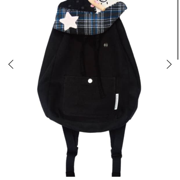 더뮤지엄비지터  PATCHWORK STRING MINI BACKPACK
