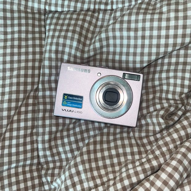 삼성 vluu l100 핑크 디카