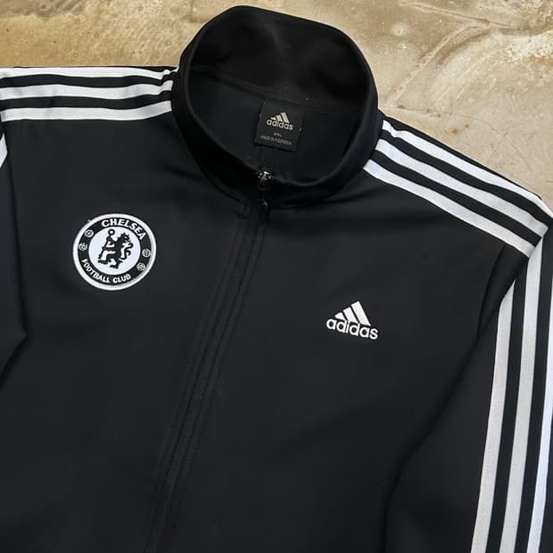 2XL 아디다스 첼시 블랙 트랙탑