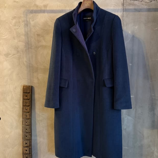 조르지오 아르마니 앙고라 캐시미어 코트 66~77