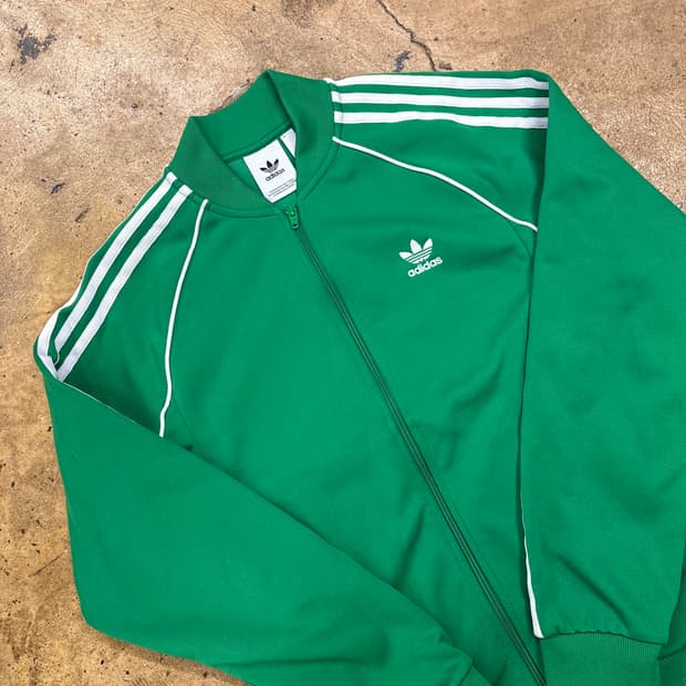 [정품/XL] 아디다스 슈퍼스타 파이어버트 트랙탑 져지 그린 b15