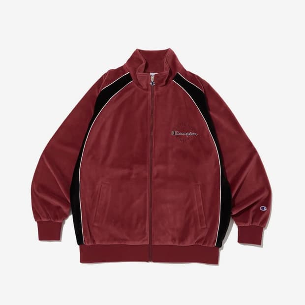 챔피온 벨루어 카라넥 집업 (DARK WINE)0XL