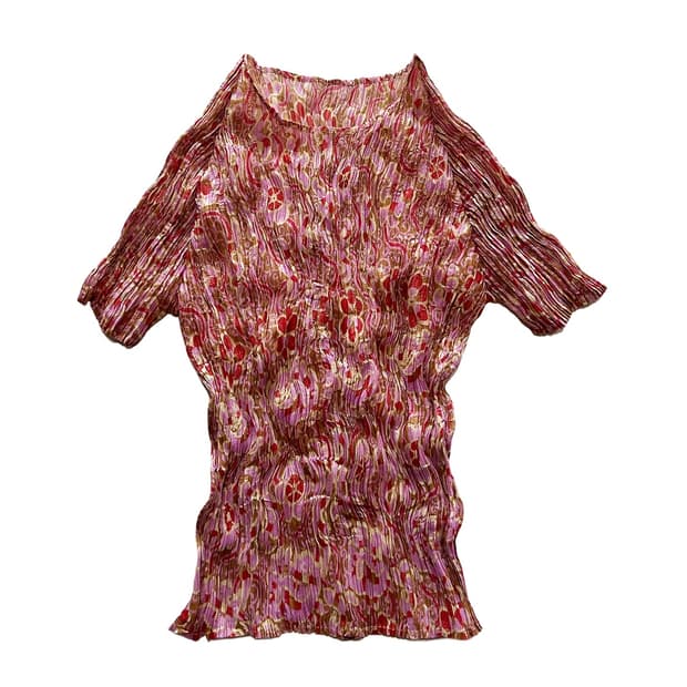 ISSEY MIYAKE flower pleats top