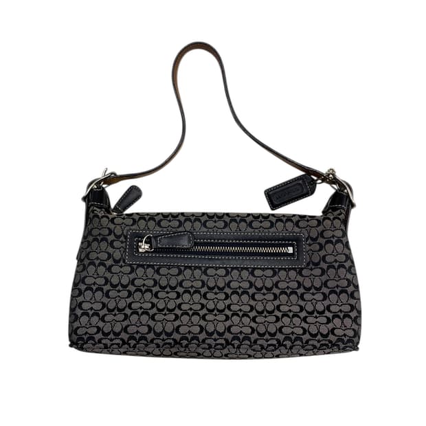 코치 y2k 블랙 미니백