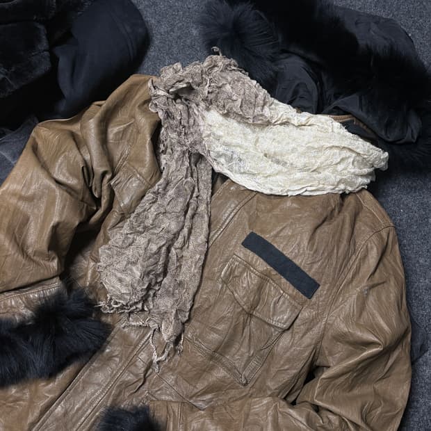 Vintage y2k punk gradation muffler