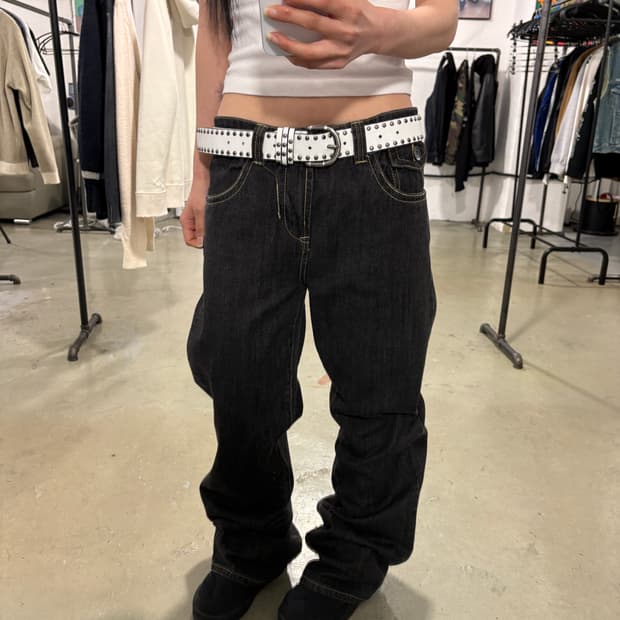 빈티지 데님팬츠