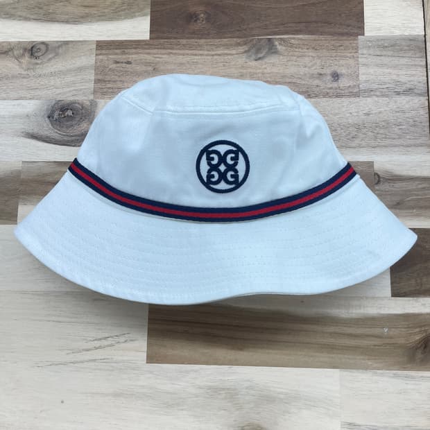 G/FORE 지포어 골프 버킷햇 화이트