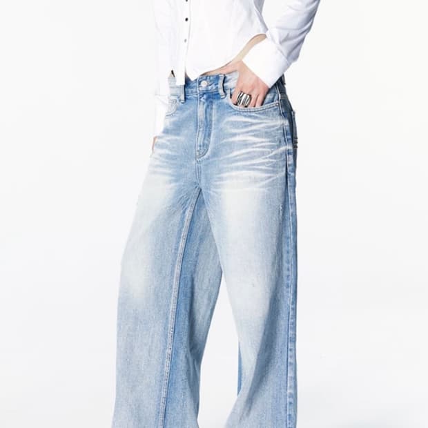 택달린 새상품 2000아카이브스 스나이더 데님 청바지 