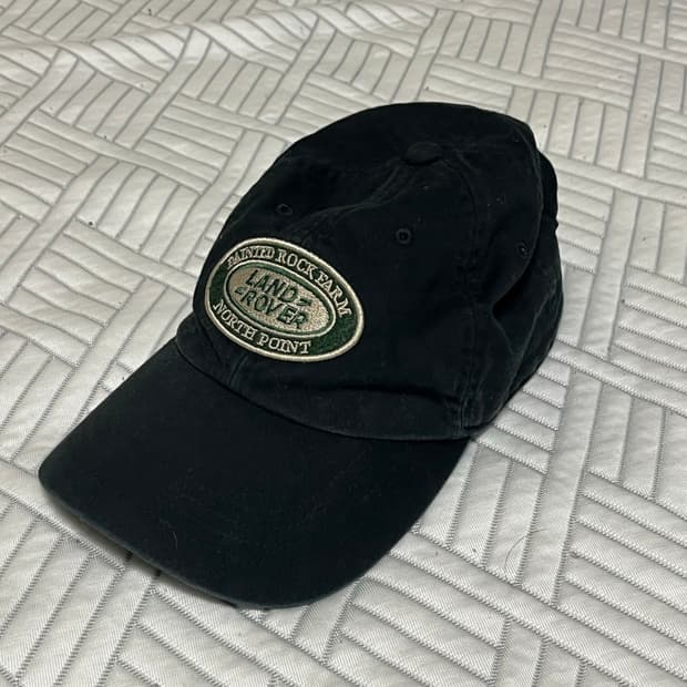 빈티지 랜드로버 볼캡 블랙