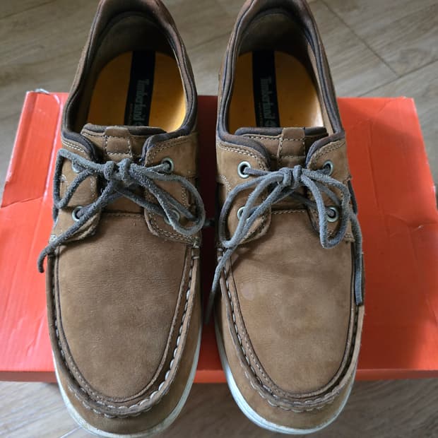 팀버랜드 보트슈즈 베이지