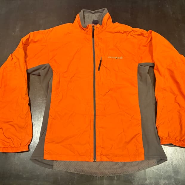 L) 몽벨 재팬 바람막이 자켓 오렌지