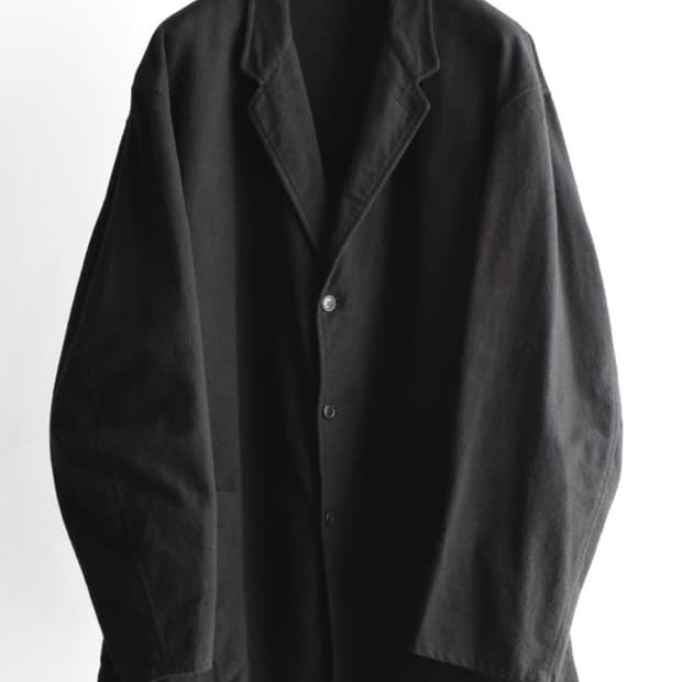 2사이즈) 코모리 25AW 코튼넬자켓 블랙